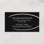 修理車のサービス 名刺 (正面)