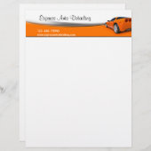 修理車のショップ レターヘッド (正面/裏面)