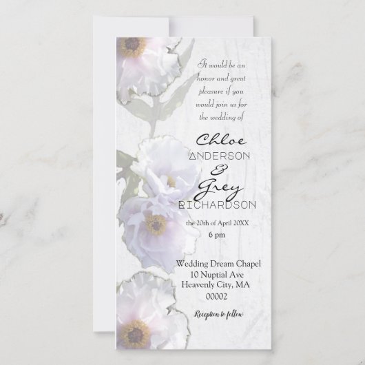 修結婚正招待状 サンキューカード (正面)