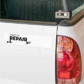 🛠修繕権 バンパーステッカー (トラック上)