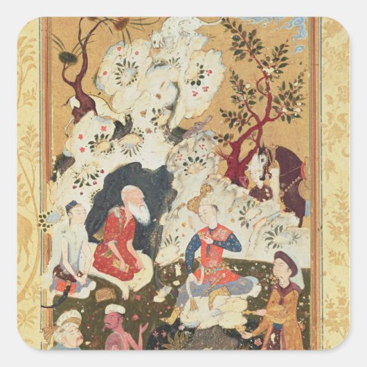 修行中の皇子 スクエアシール (正面)