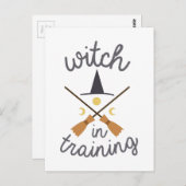 修行中の魔女 ポストカード (正面/裏面)