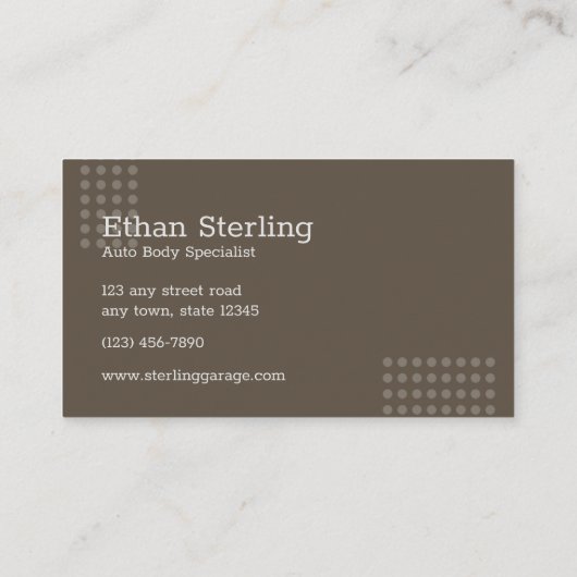 修車の理 名刺 (裏面)