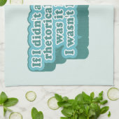 修辞的な問題のおもしろい文法 キッチンタオル (折り畳み)