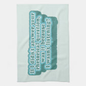 修辞的な問題のおもしろい文法 キッチンタオル (縦)