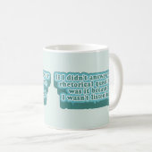 修辞的な問題のおもしろい文法 コーヒーマグカップ (正面右)