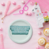 修辞的な問題のおもしろい文法 ペーパープレート (パーティー)