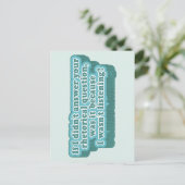 修辞的な問題のおもしろい文法 ポストカード (スタンド正面)