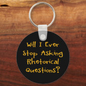 修辞的ストップな頼質問は？ キーホルダー (正面)