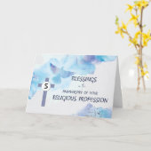 修道五周忌 カード (黄色い花)