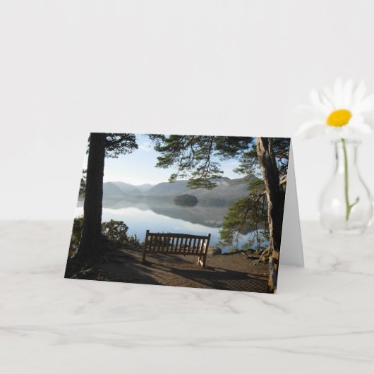 修道士のクラグからのビュー – ダーウェントワーター カード (小さな植物)