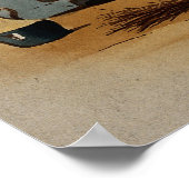 修道士キスをする修道女、愛すべてを征服する、ヴィンテージ ポスター (角)