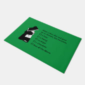 修道女おもしろい – クリーンユーモア、修道女天国ジョーク ドアマット (アングル)