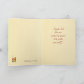 修道女の十字架信仰の命日 カード (内部)