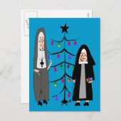 修道女の贈り物「飾のクリスマスツリー」 シーズンポストカード (正面/裏面)