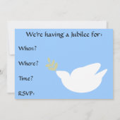 修道女の銀色25周年記念招待状 招待状 (裏面)