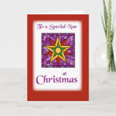 修道女へのクリスマスの願い シーズンカード (正面)