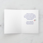 修道女への信仰生活60周年記念 カード (内部)