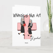 修道女カード~~カトリック修道女のユーモア カード (裏面)