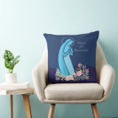 修道女ピンクの花が咲き誇る25周年記念 クッション (椅子)