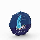 修道女ピンクの花が咲き誇る25周年記念 フォトブロック (左)