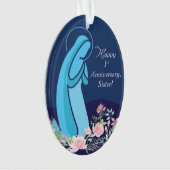 修道女マリアへの一周忌 オーナメント (正面)