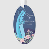 修道女マリアへの一周忌 オーナメント (正面)