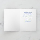 修道女マリアへの一周忌 カード (内部)