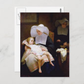 修道女気には病気の子を求めている ポストカード (正面/裏面)