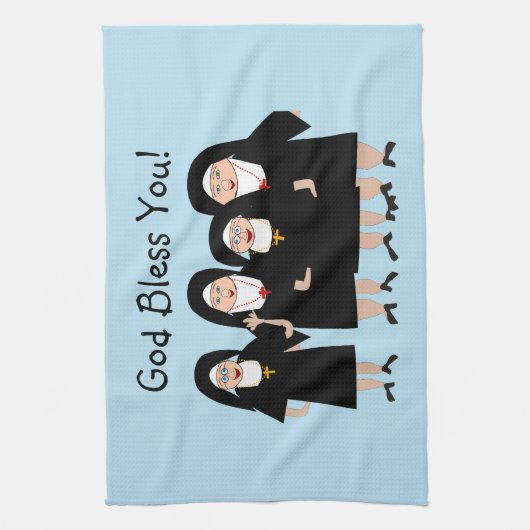 修道女 キッチンタオル (縦)