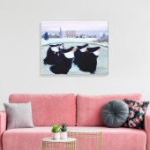 修道院の冬 キャンバスプリント (インサイチュ (リビング))