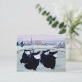 修道院の冬 ポストカード (スタンド正面)