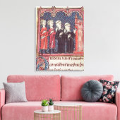修道院の創設 キャンバスプリント (インサイチュ (リビング))