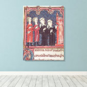 修道院の創設 キャンバスプリント (インサイチュ (ウッドフロア))