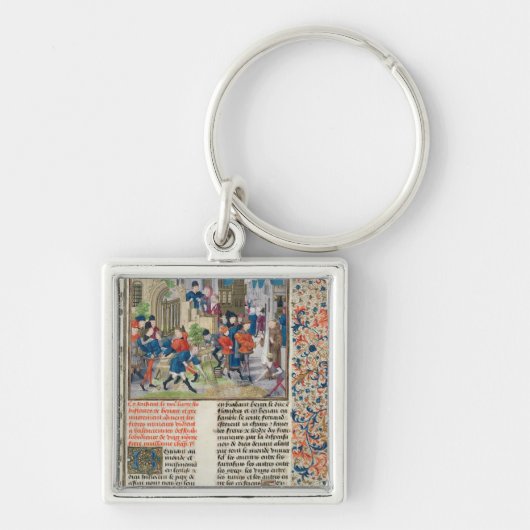 修道院の基礎を造ること キーホルダー (正面)