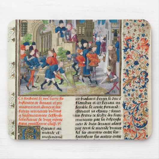 修道院の基礎を造ること マウスパッド (正面)