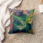 修道院の庭の鹿byフランツ・マルク クッション (ブランケット)