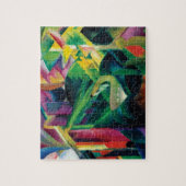 修道院の庭の鹿byフランツ・マルク ジグソーパズル (縦)