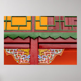 修道院の建物の詳細 ポスター