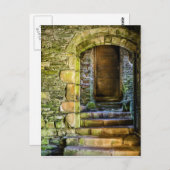 修道院の景フランスの画 ポストカード (正面/裏面)