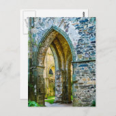 修道院の景フランスの画 ポストカード (正面/裏面)