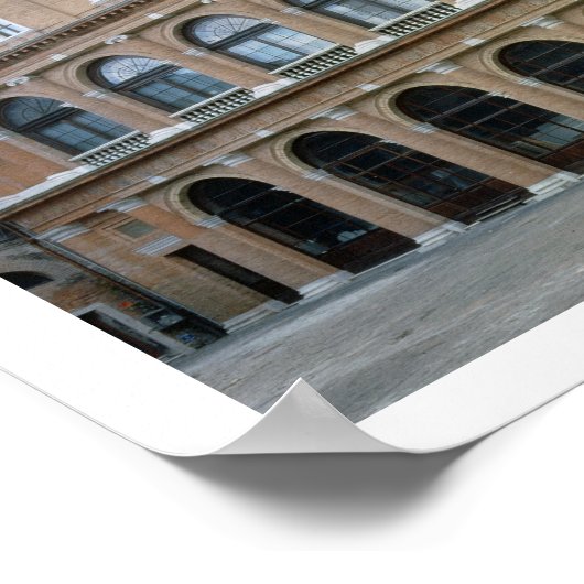 修道院の残りの翼、現在のアカデミー ポスター (角)