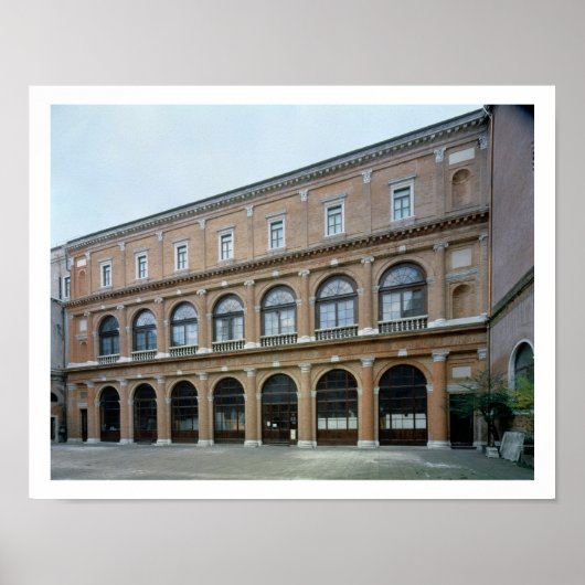 修道院の残りの翼、現在のアカデミー ポスター (正面)