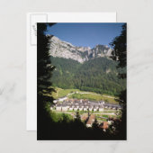 修道院の複合施設の表示 ポストカード (正面/裏面)