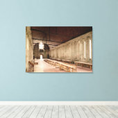 修道院の食堂 キャンバスプリント (インサイチュ (ウッドフロア))