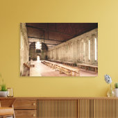 修道院の食堂 キャンバスプリント (インサイチュ (リビング))