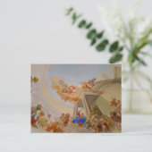 修道院アビーneresheim教会絵画教会 ポストカード (スタンド正面)