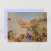 修道院アビーneresheim教会絵画教会 ポストカード (正面/裏面)