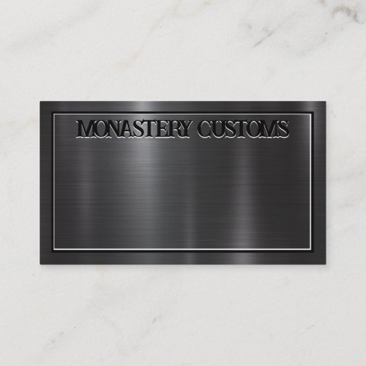 修道院カスタム名刺 名刺 (裏面)