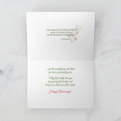 修道院ジュビリー70周年記念水彩画 カード (内部)